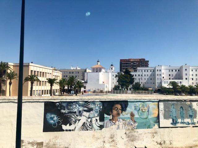 GATU Villa Isabel TERRAZA,PARKING,1ºLINEA PLAYA,WIFI,VISTA AL MAR Cádiz Kültér fotó